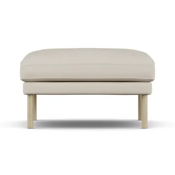 Linnevik Fußhocker - Jump Beige 1956-Eiche weiß geölt, ohne Volant - 1898