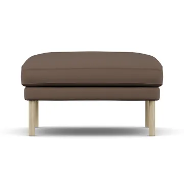 Linnevik Fußhocker - Jump Brown 1955-Eiche weiß geölt, ohne Volant - 1898