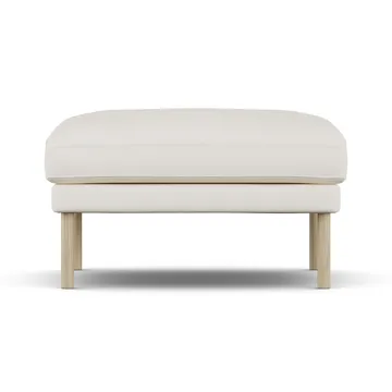 Linnevik Fußhocker - Jump Off White 1954-Eiche weiß geölt, ohne Volant - 1898