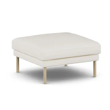 Linnevik Fußhocker - Jump Off White 1954-Eiche weiß geölt, ohne Volant - 1898