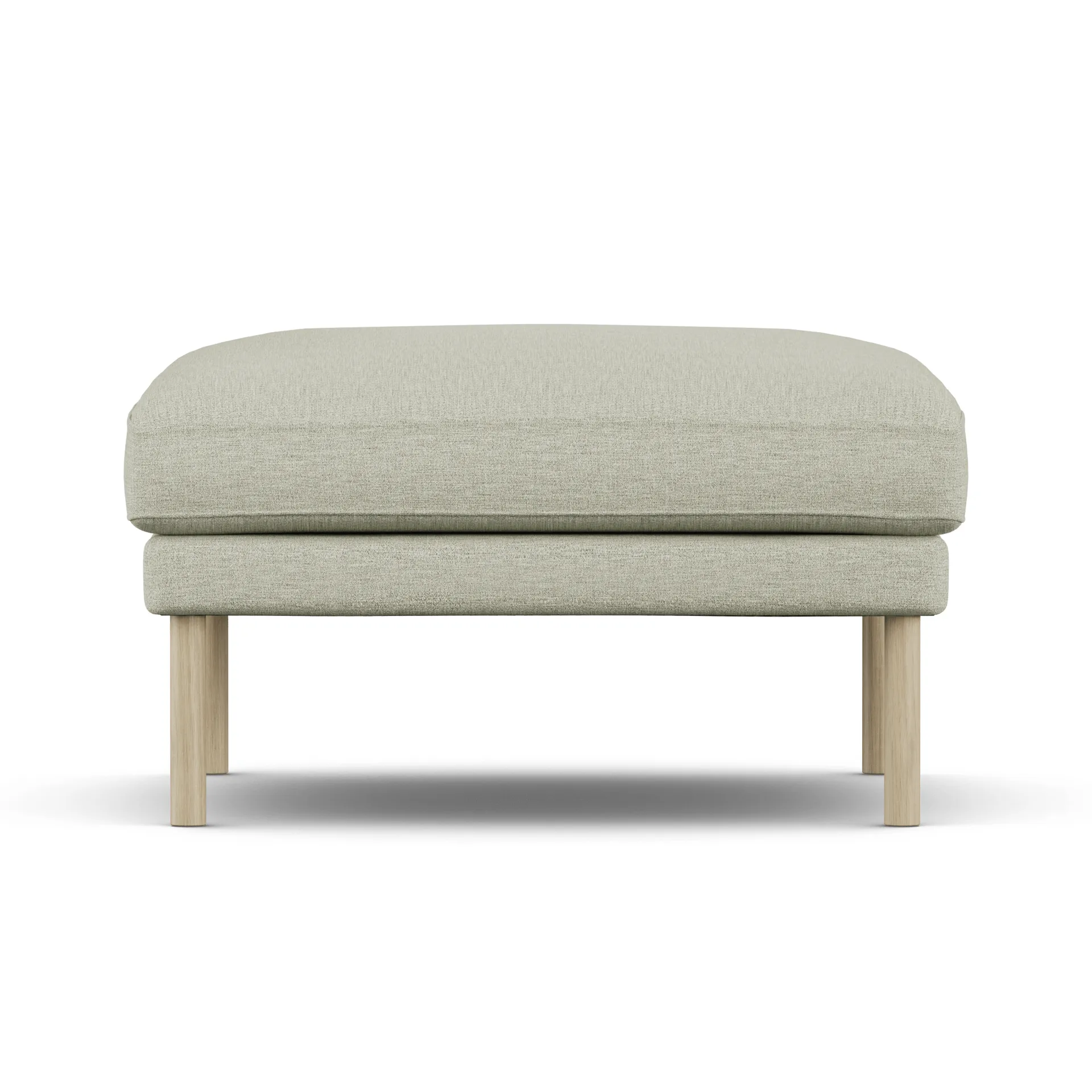 Linnevik Fußhocker, Luiza Beige 3981-Eiche weiß geölt, ohne Volant 1898