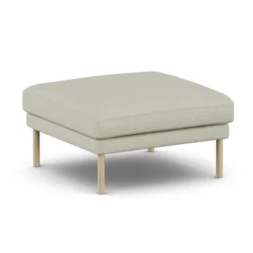 Linnevik Fußhocker - Luiza Beige 3981-Eiche weiß geölt, ohne Volant - 1898
