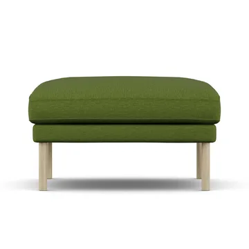 Linnevik Fußhocker - Luiza Green 3975-Eiche weiß geölt, ohne Volant - 1898