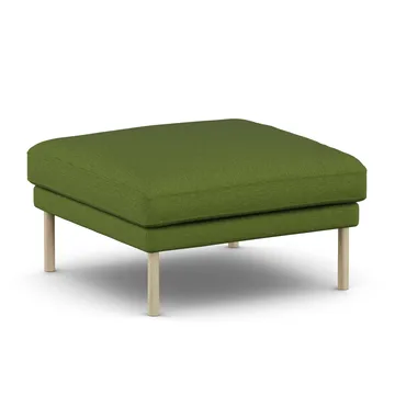 Linnevik Fußhocker - Luiza Green 3975-Eiche weiß geölt, ohne Volant - 1898