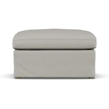 Linnevik Fußhocker - Same Grey 6673-Eiche weiß geölt, mit Volant - 1898