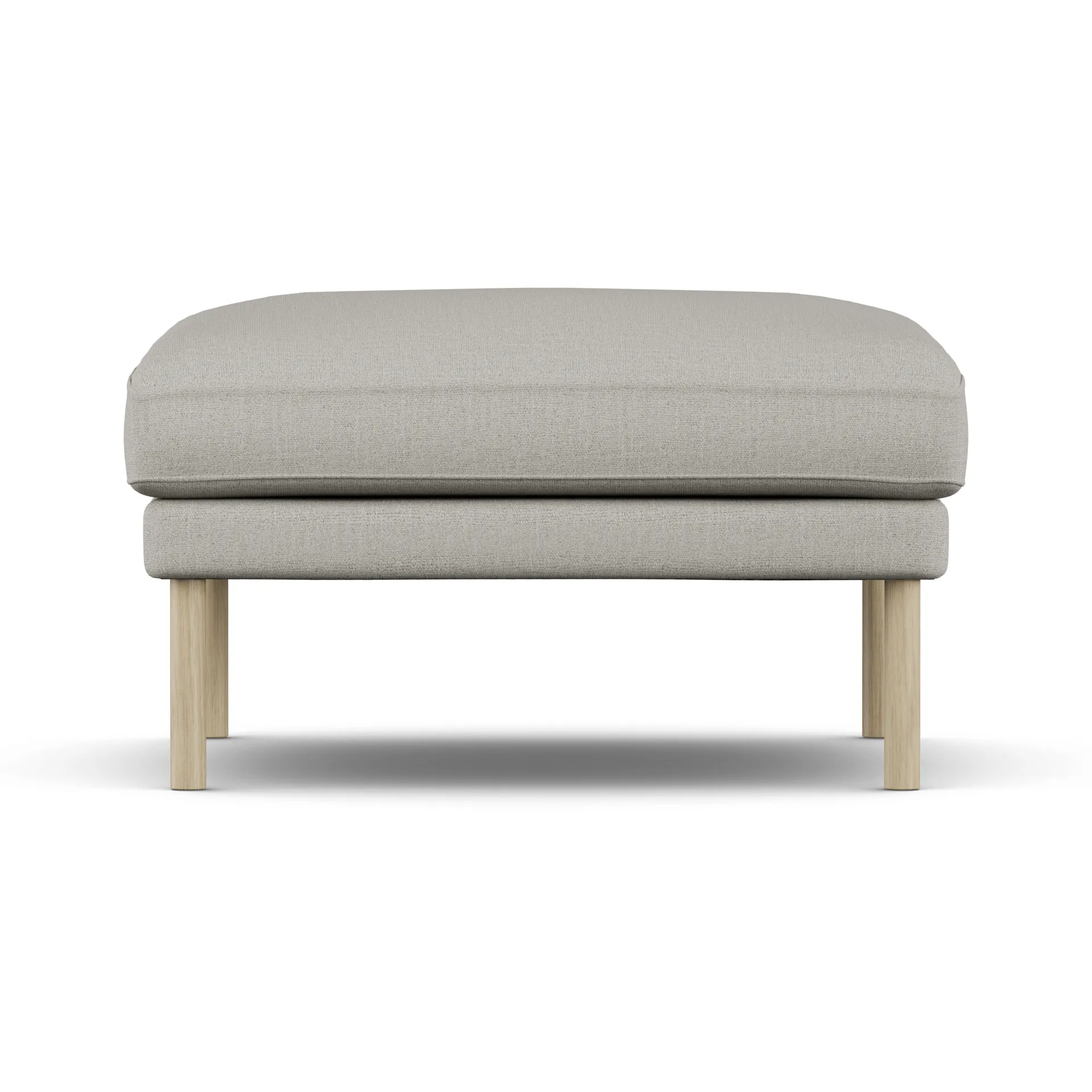 Linnevik Fußhocker, Same Grey 6673-Eiche weiß geölt, ohne Volant 1898