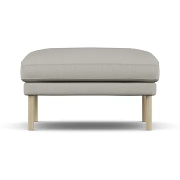 Linnevik Fußhocker - Same Grey 6673-Eiche weiß geölt, ohne Volant - 1898