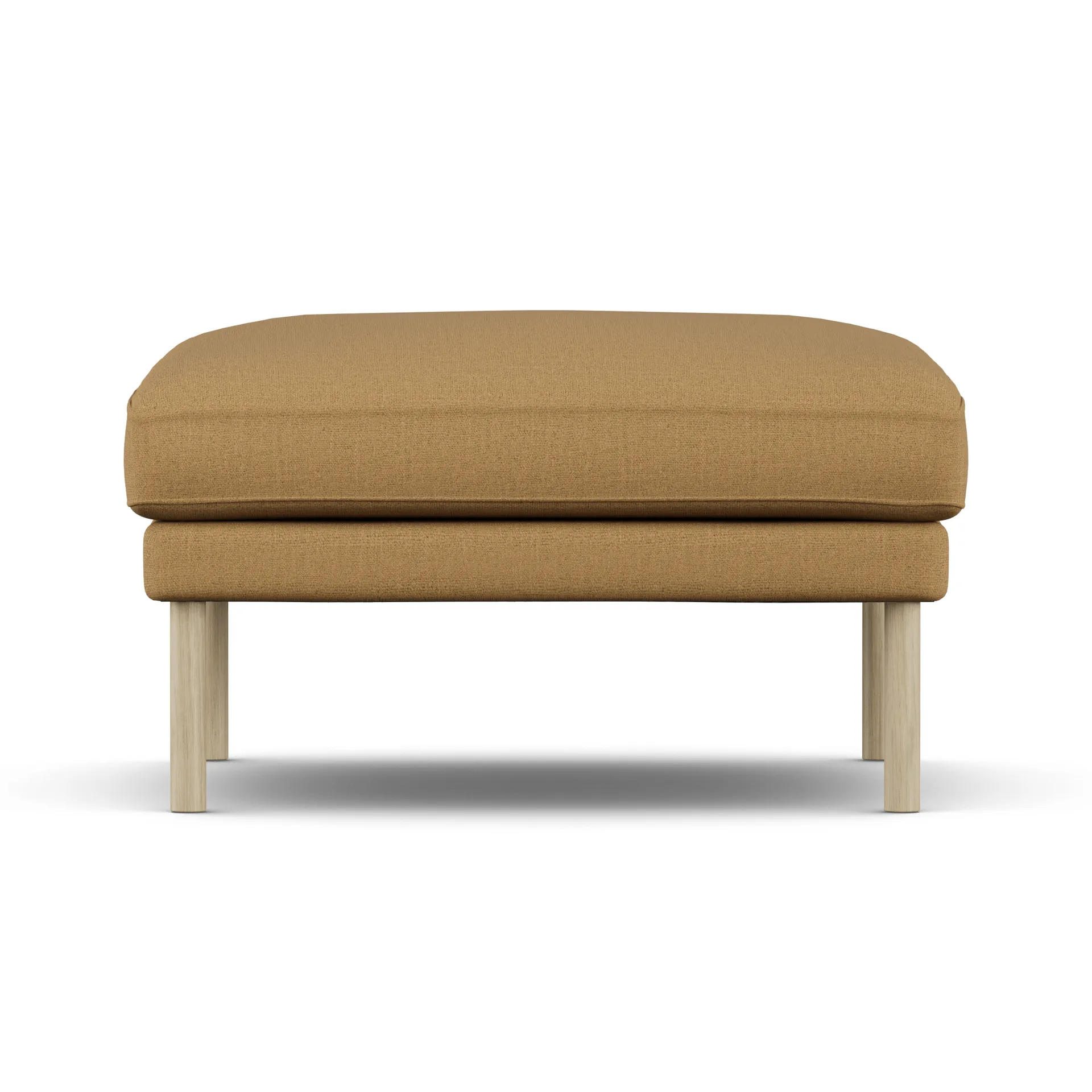 Linnevik Fußhocker, Same Ochre 6676-Eiche weiß geölt, ohne Volant 1898
