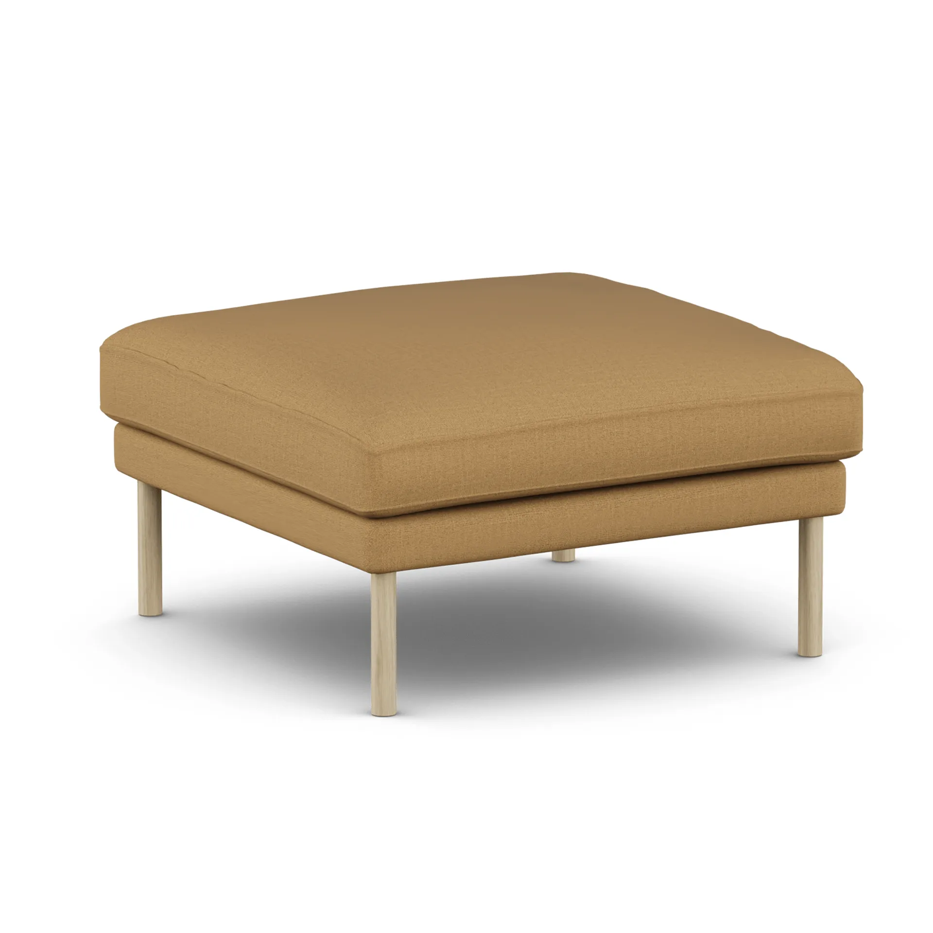 Linnevik Fußhocker, Same Ochre 6676-Eiche weiß geölt, ohne Volant 1898