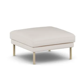 Linnevik Fußhocker - Same Off White 6671-Eiche weiß geölt, ohne Volant - 1898