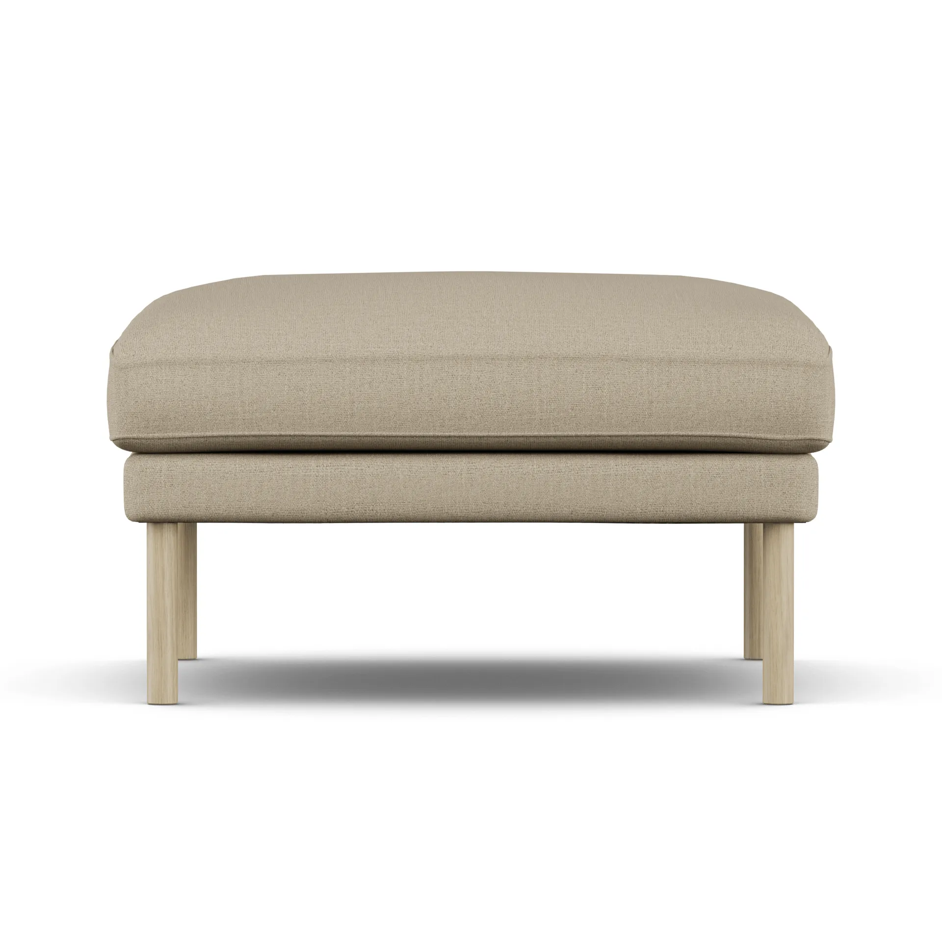 Linnevik Fußhocker, Same Sand 6672-Eiche weiß geölt, ohne Volant 1898