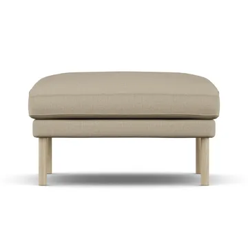 Linnevik Fußhocker - Same Sand 6672-Eiche weiß geölt, ohne Volant - 1898