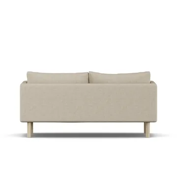 Linnevik Sofa - Bern Beige 0341-Eiche weiß geölt, 2-sitzig - 1898