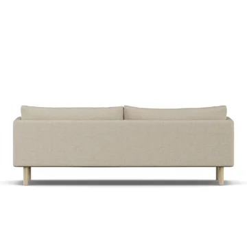 Linnevik Sofa - Bern Beige 0341-Eiche weiß geölt, 4-sitzig - 1898