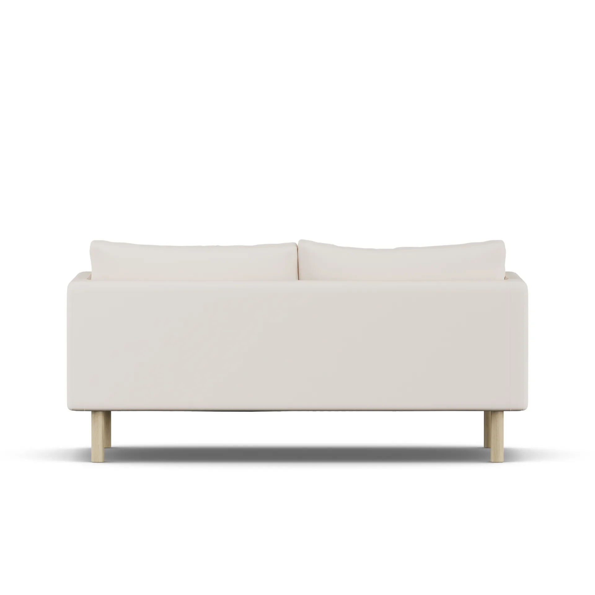 Linnevik Sofa, Caleido Beige 9600-Eiche weiß geölt, 2-sitzig 1898