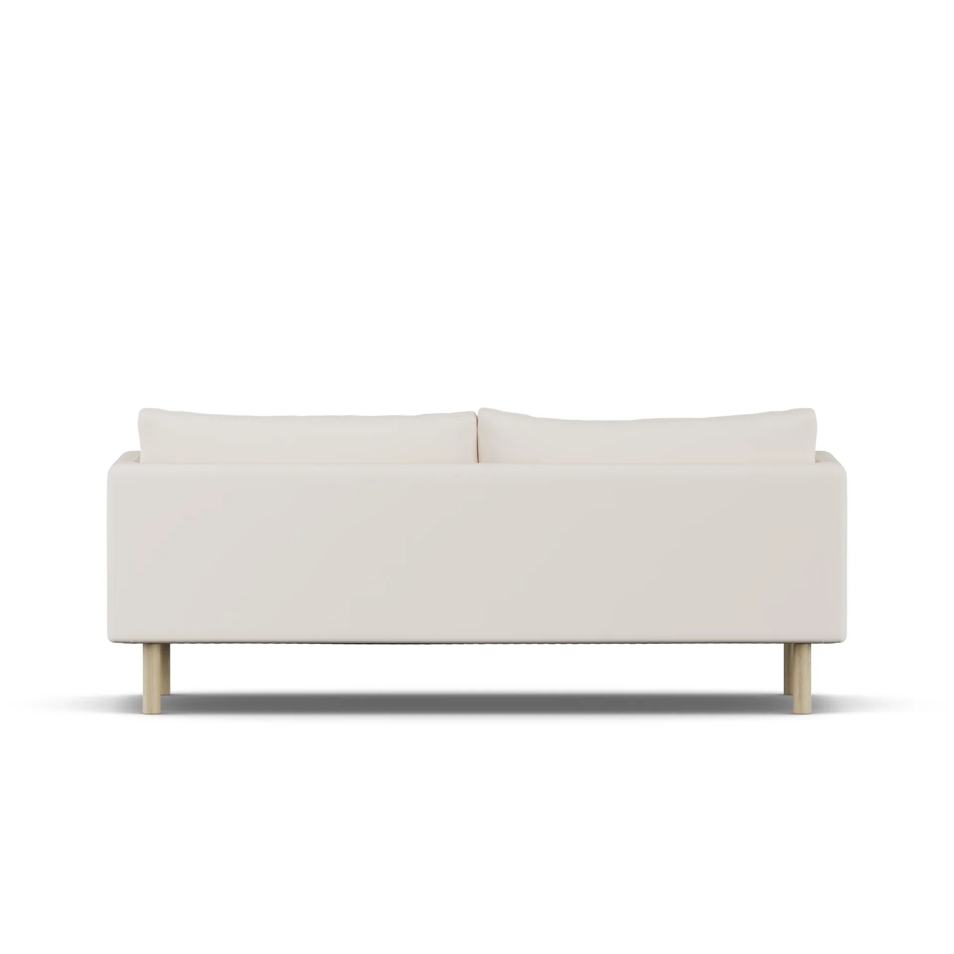 Linnevik Sofa, Caleido Beige 9600-Eiche weiß geölt, 3-sitzig 1898