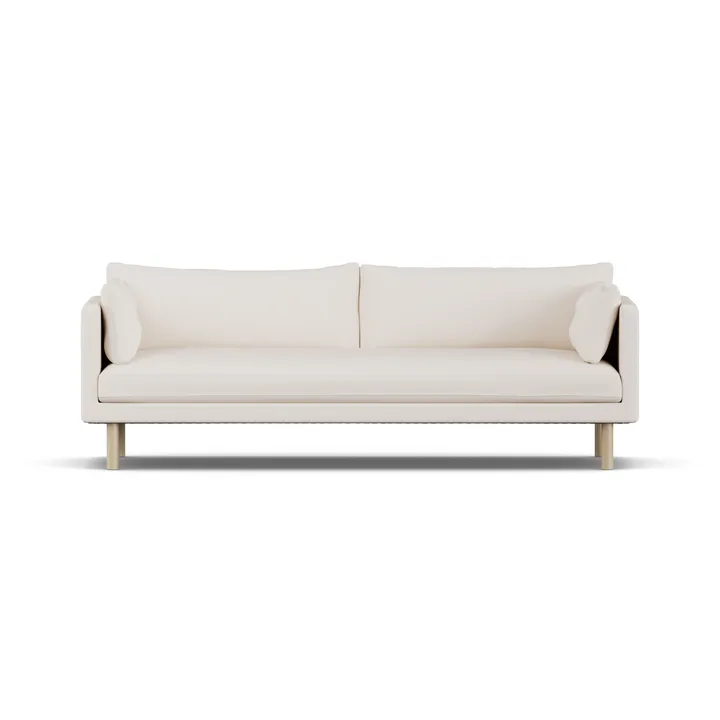 Linnevik Sofa - Caleido Beige 9600-Eiche weiß geölt, 4-sitzig - 1898