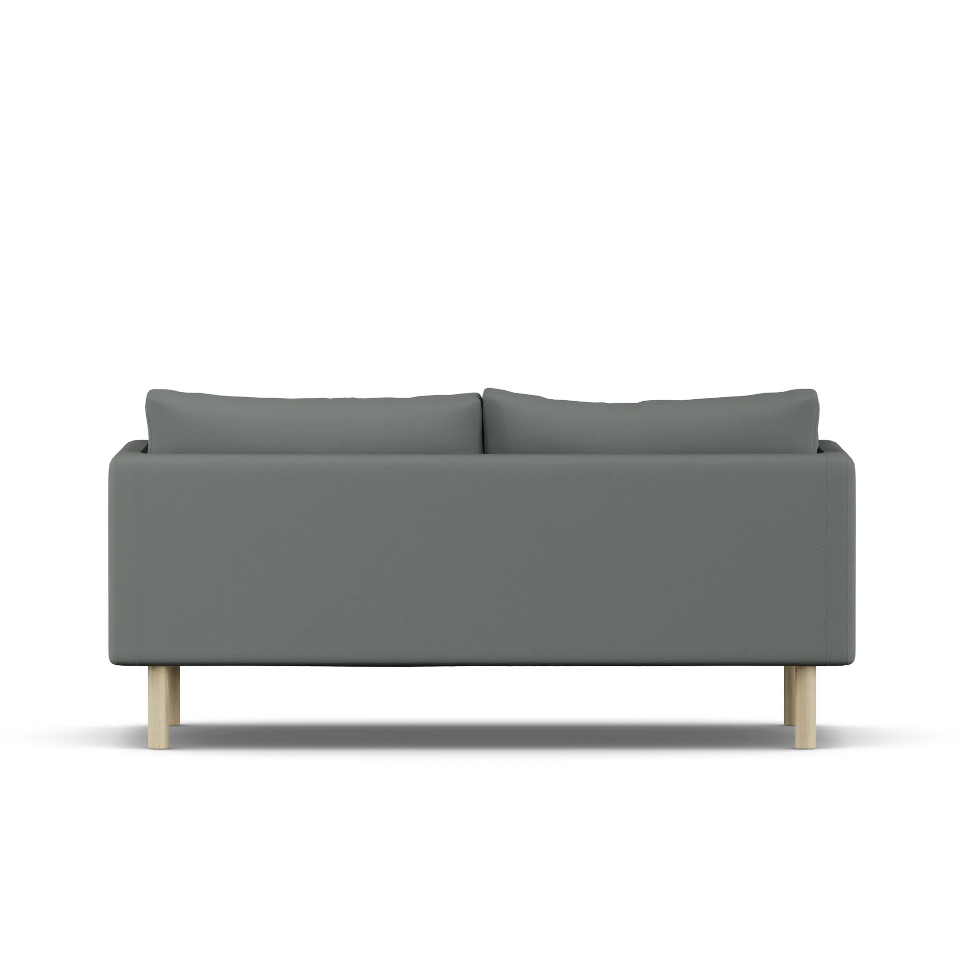 Linnevik Sofa, Caleido Grey 1240-Eiche weiß geölt, 2-sitzig 1898