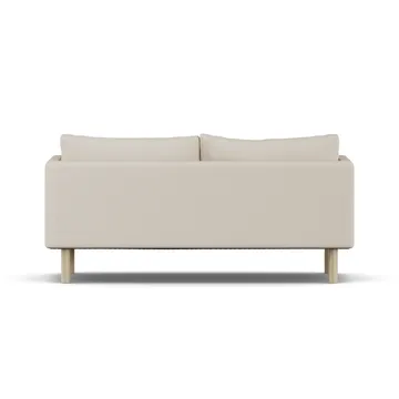 Linnevik Sofa - Jump Beige 1956-Eiche weiß geölt, 2-sitzig, ohne Volant - 1898