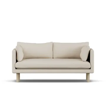 Linnevik Sofa - Jump Beige 1956-Eiche weiß geölt, 2-sitzig - 1898