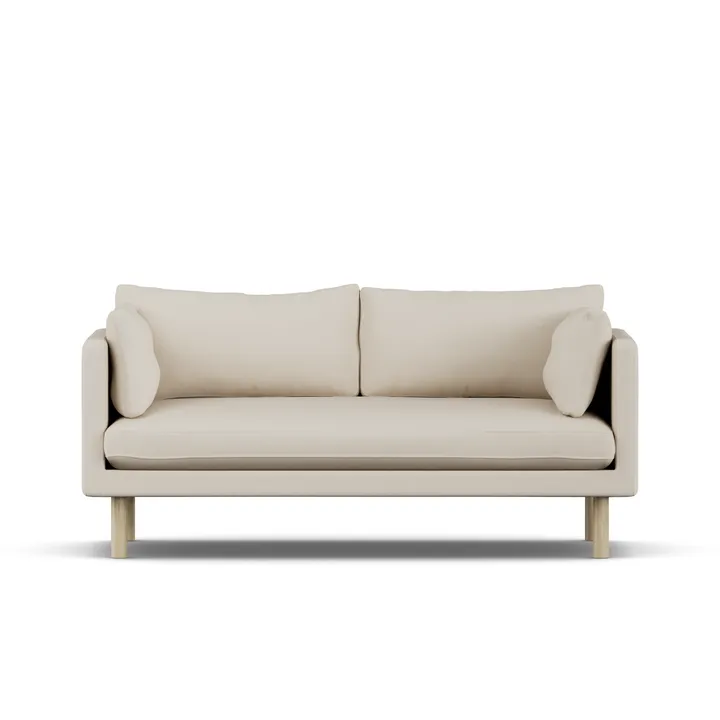 Linnevik Sofa - Jump Beige 1956-Eiche weiß geölt, 2-sitzig - 1898