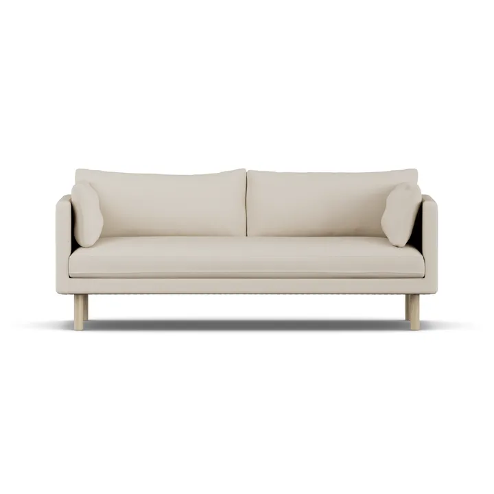 Linnevik Sofa - Jump Beige 1956-Eiche weiß geölt, 3-sitzig - 1898