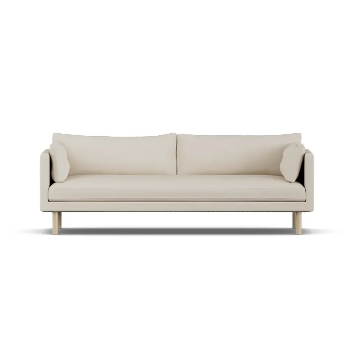 Linnevik Sofa - Jump Beige 1956-Eiche weiß geölt, 4-sitzig - 1898