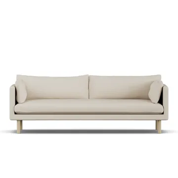 Linnevik Sofa - Jump Beige 1956-Eiche weiß geölt, 4-sitzig - 1898