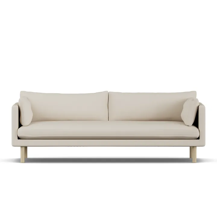 Linnevik Sofa - Jump Beige 1956-Eiche weiß geölt, 4-sitzig - 1898