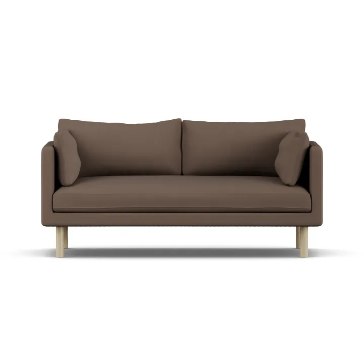 Linnevik Sofa - Jump Brown 1955 1955-Eiche weiß geölt, 2-sitzig - 1898