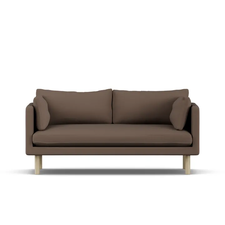 Linnevik Sofa - Jump Brown 1955 1955-Eiche weiß geölt, 2-sitzig - 1898