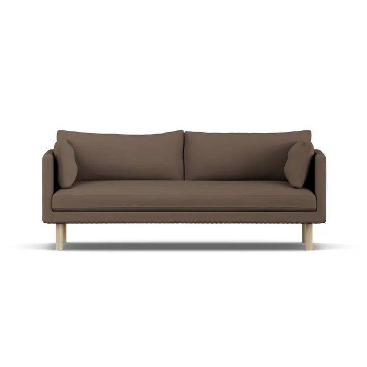 Linnevik Sofa - Jump Brown 1955 1955-Eiche weiß geölt, 3-sitzig - 1898