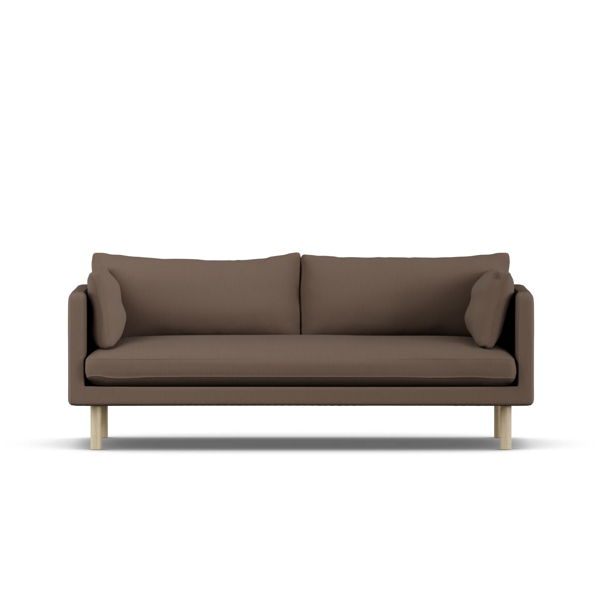 Linnevik Sofa, Jump Brown 1955 1955-Eiche weiß geölt, 3-sitzig 1898