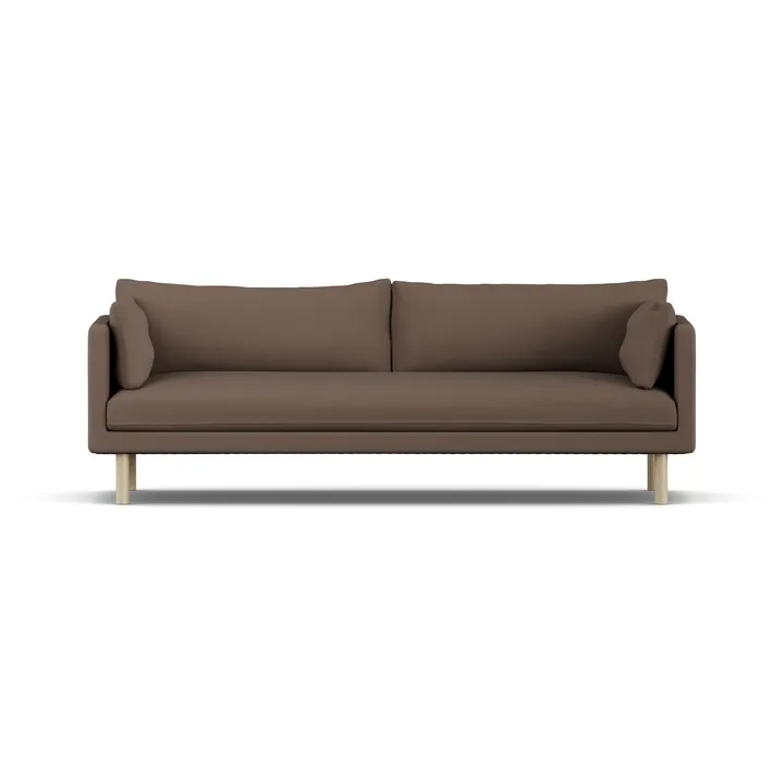Linnevik Sofa - Jump Brown 1955 1955-Eiche weiß geölt, 4-sitzig - 1898