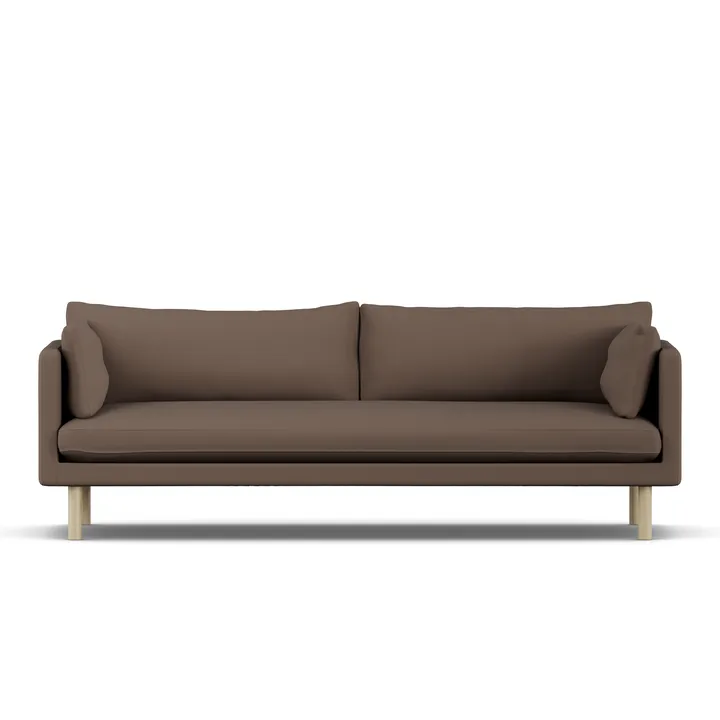 Linnevik Sofa - Jump Brown 1955 1955-Eiche weiß geölt, 4-sitzig - 1898