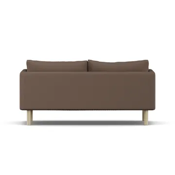 Linnevik Sofa - Jump Brown 1955-Eiche weiß geölt, 2-sitzig, ohne Volant - 1898