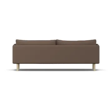 Linnevik Sofa - Jump Brown 1955-Eiche weiß geölt, 4-sitzig, ohne Volant - 1898