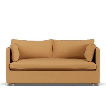Linnevik Sofa - Jump Honey 1959-Eiche weiß geölt, 2-sitzig, mit Volant - 1898