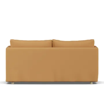 Linnevik Sofa - Jump Honey 1959-Eiche weiß geölt, 2-sitzig, mit Volant - 1898