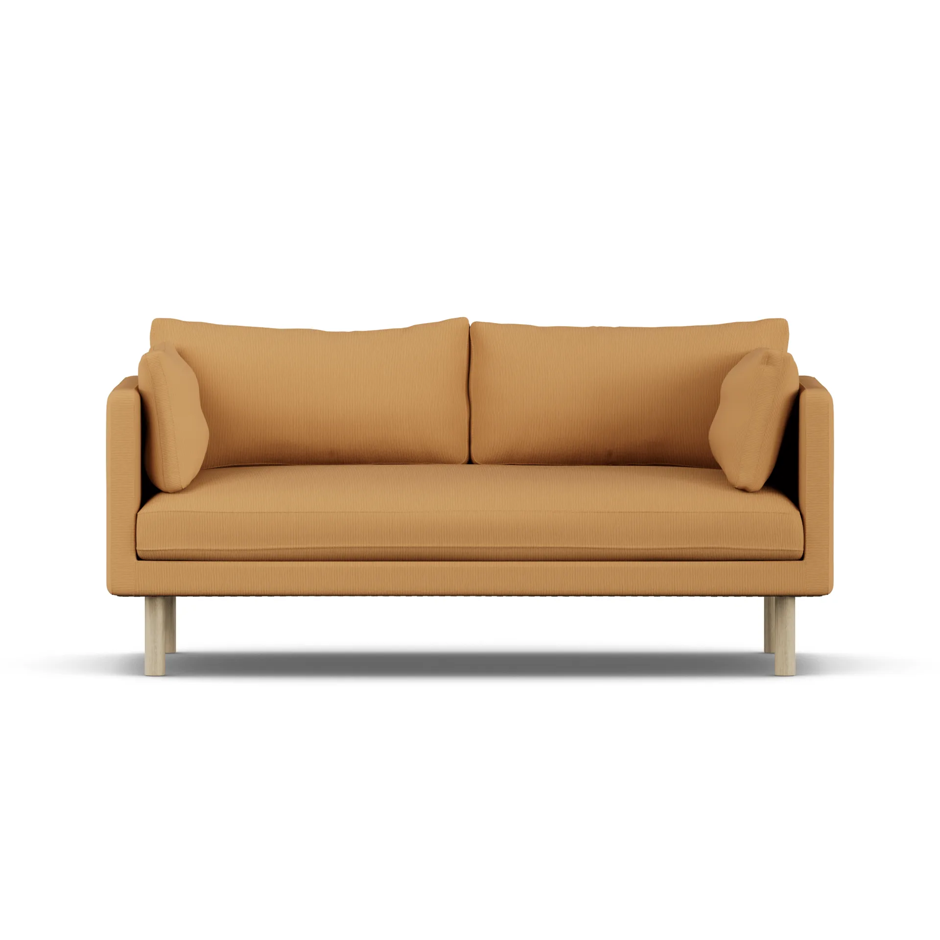 Linnevik Sofa, Jump Honey 1959-Eiche weiß geölt, 2-sitzig, ohne Volant 1898