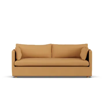 Linnevik Sofa - Jump Honey 1959-Eiche weiß geölt, 3-sitzig, mit Volant - 1898