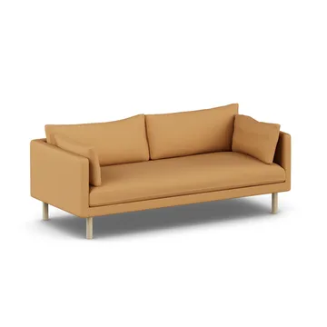 Linnevik Sofa - Jump Honey 1959-Eiche weiß geölt, 3-sitzig, ohne Volant - 1898