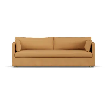 Linnevik Sofa - Jump honey 1959-Eiche weiß geölt, 4-sitzig, mit Volant - 1898