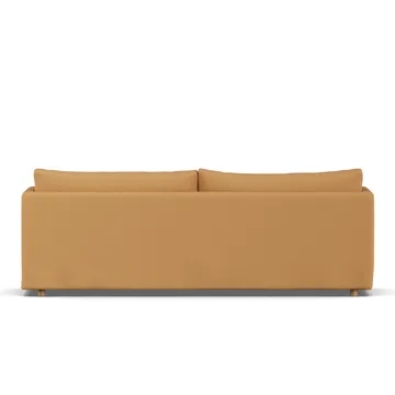 Linnevik Sofa - Jump honey 1959-Eiche weiß geölt, 4-sitzig, mit Volant - 1898