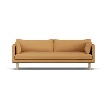 Linnevik Sofa - Jump Honey 1959-Eiche weiß geölt, 4-sitzig, ohne Volant - 1898
