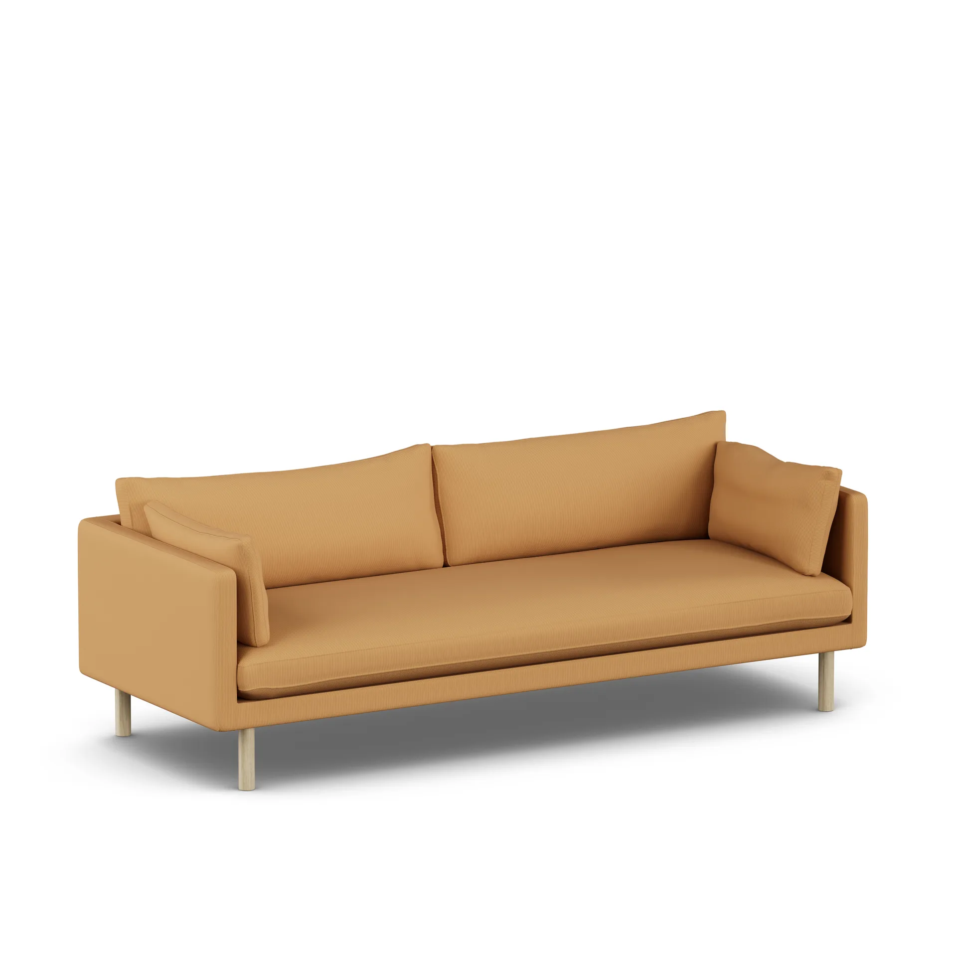 Linnevik Sofa, Jump Honey 1959-Eiche weiß geölt, 4-sitzig 1898