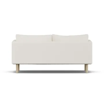 Linnevik Sofa - Jump Off White 1954-Eiche weiß geölt, 2-sitzig, ohne Volant - 1898