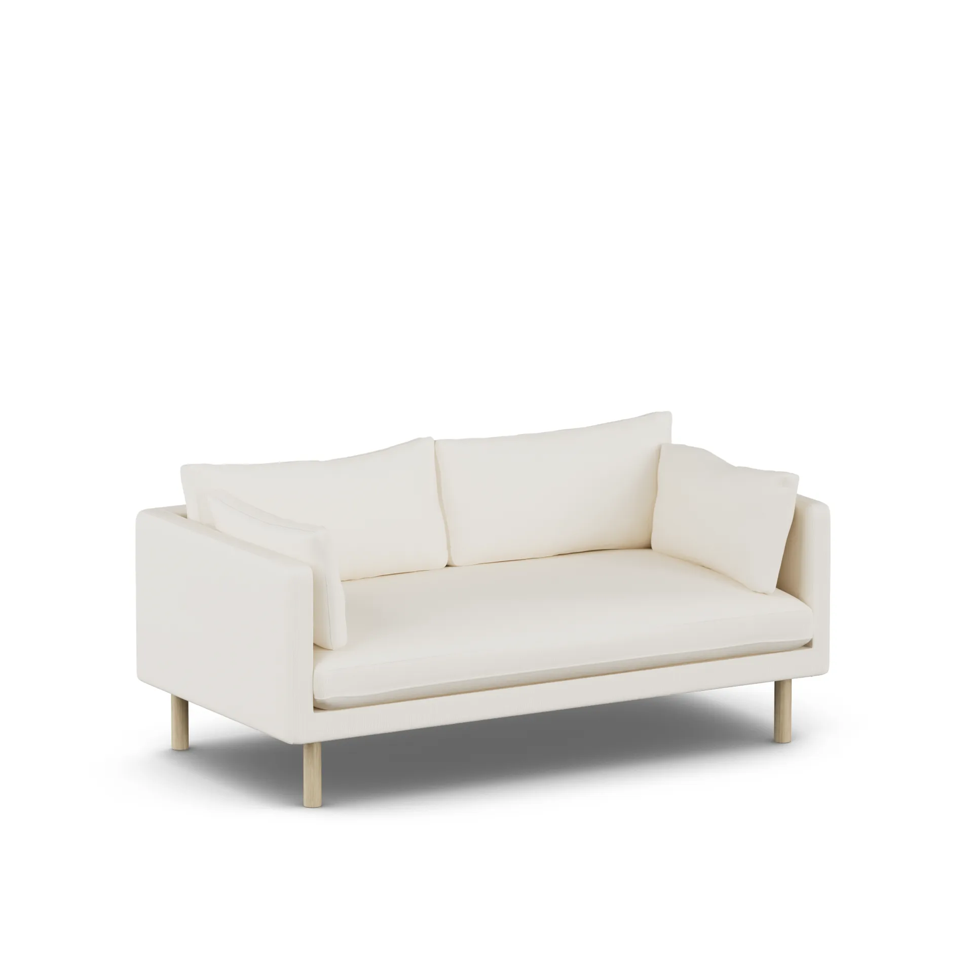 Linnevik Sofa, Jump Off White 1954-Eiche weiß geölt, 2-sitzig 1898