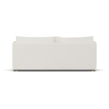 Linnevik Sofa - Jump off white 1954-Eiche weiß geölt, 3-sitzig, mit Volant - 1898