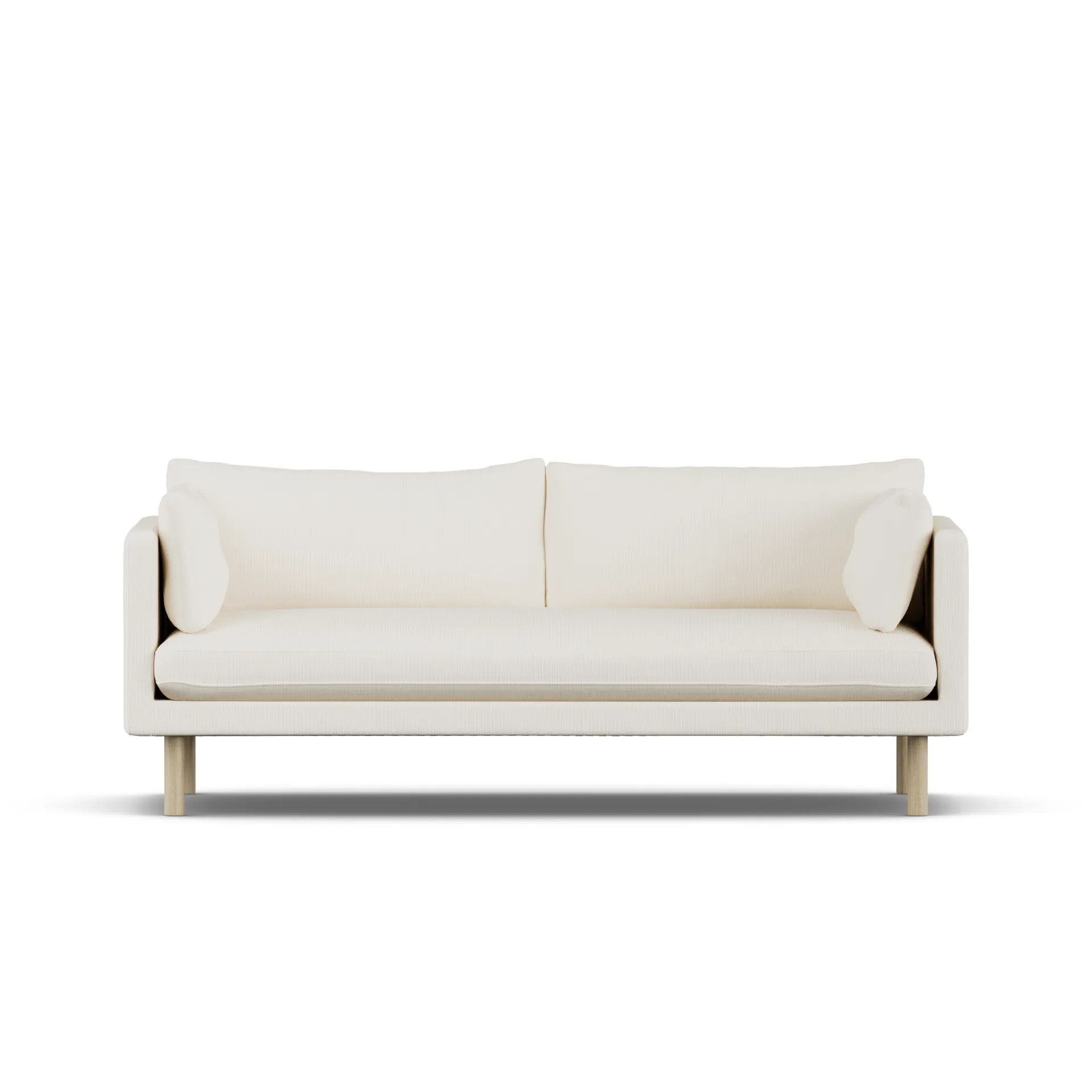 Linnevik Sofa, Jump Off White 1954-Eiche weiß geölt, 3-sitzig 1898